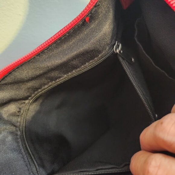 Sak Roots Artist Circle Eco Twill Crossbody Red LIKE NEW - Picture 8 of 10